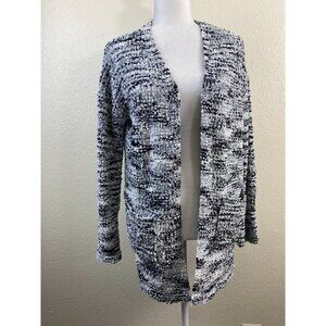 RACHEL ZOE CARDIGAN MEDIUM WOMENS GRAY Fall Winter Cozy Knit Neutral